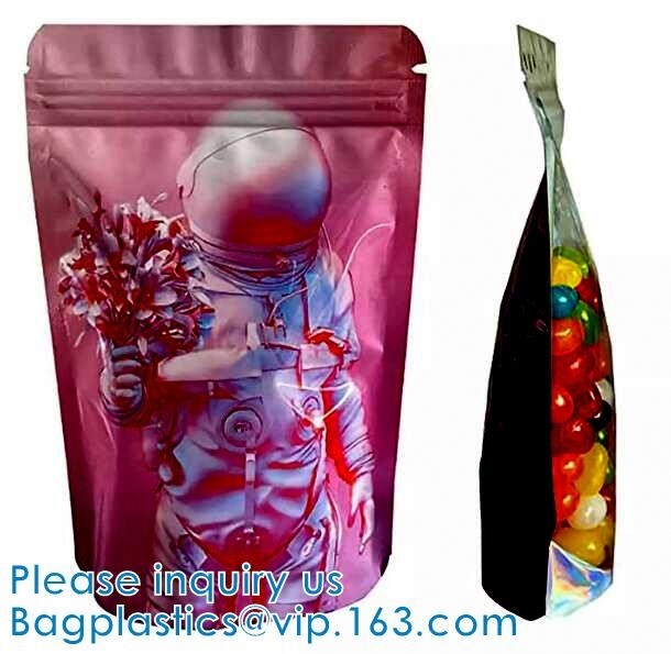 Bolsos del embalaje de las bolsas reutilizables del cierre en la parte superior, del final mate, del logotipo de encargo, de los bolsos inferiores planos, del café y del té
