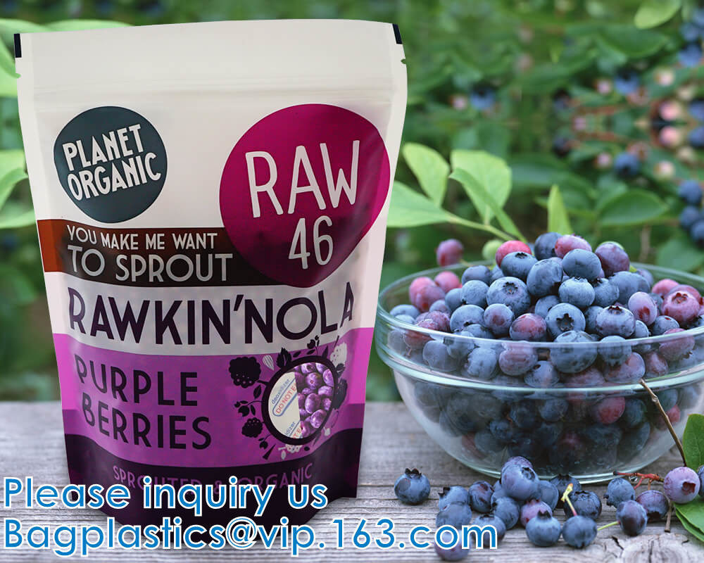 Levántese la bolsa con el Zip lockk que se puede volver a sellar y la ventana clara, lámina de mylar multiusos, tamaño pequeño, de aluminio