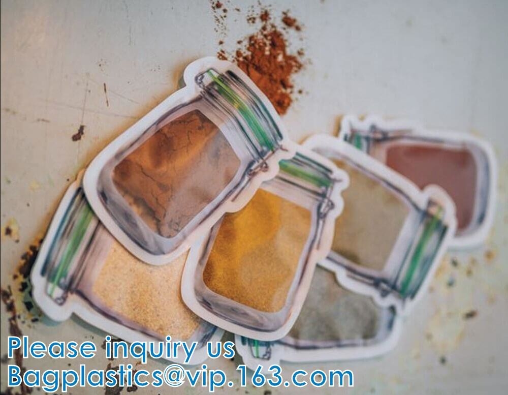 Bolsa de empaquetado, material seguro de Baggies de la cremallera de la cerradura de la hoja del almacenamiento que se puede volver a sellar de la comida, Matte Pouch olográfico