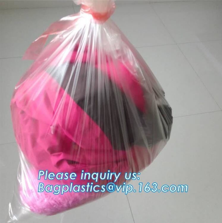 Bolso soluble en agua médico biodegradable para el hospital, bolso soluble del lavadero del lavado de PVA del lavadero del lavado