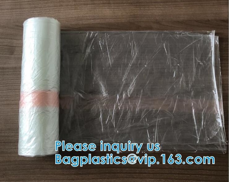Sacos de basura médicos solubles en agua fríos y calientes, bolso soluble de PVA para el lavadero del hospital