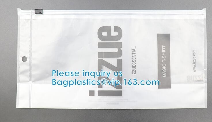 Bolsa de embalaje para trajes de baño con parte superior K, bolsa de fuelle, bolsas de embalaje con cremallera deslizante para Bikini, ropa interior con gancho para colgar