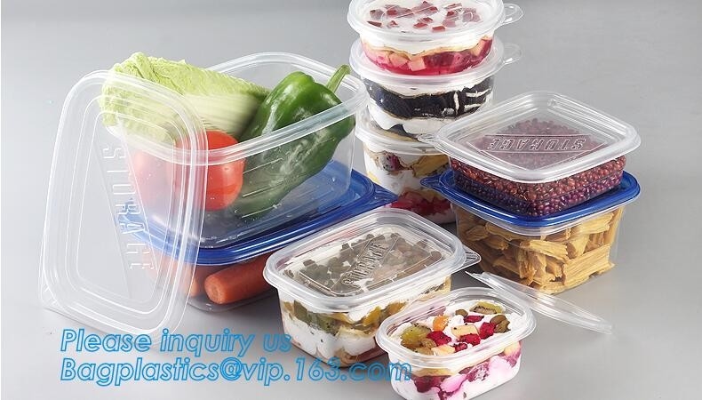 Contenedores de almacenamiento reutilizables de comida del congelador con las tapas, Microwaveable libre de Bento Box BPA de los sistemas del envase de la preparación de la comida