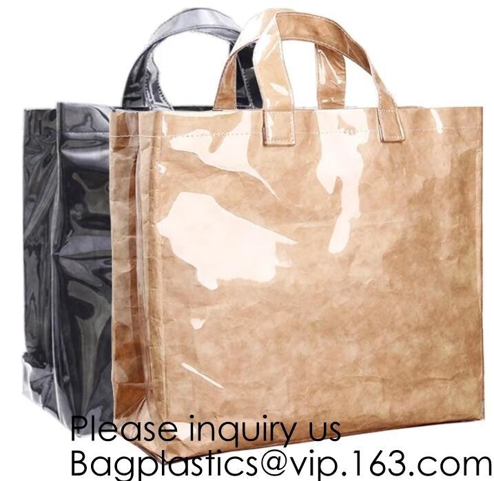 Cruzado - moda Tyvek Tote Bag, arte Tote Bag de papel, almacenamiento, viaje, promoción, embalaje del cuerpo de Tyvek del maquillaje