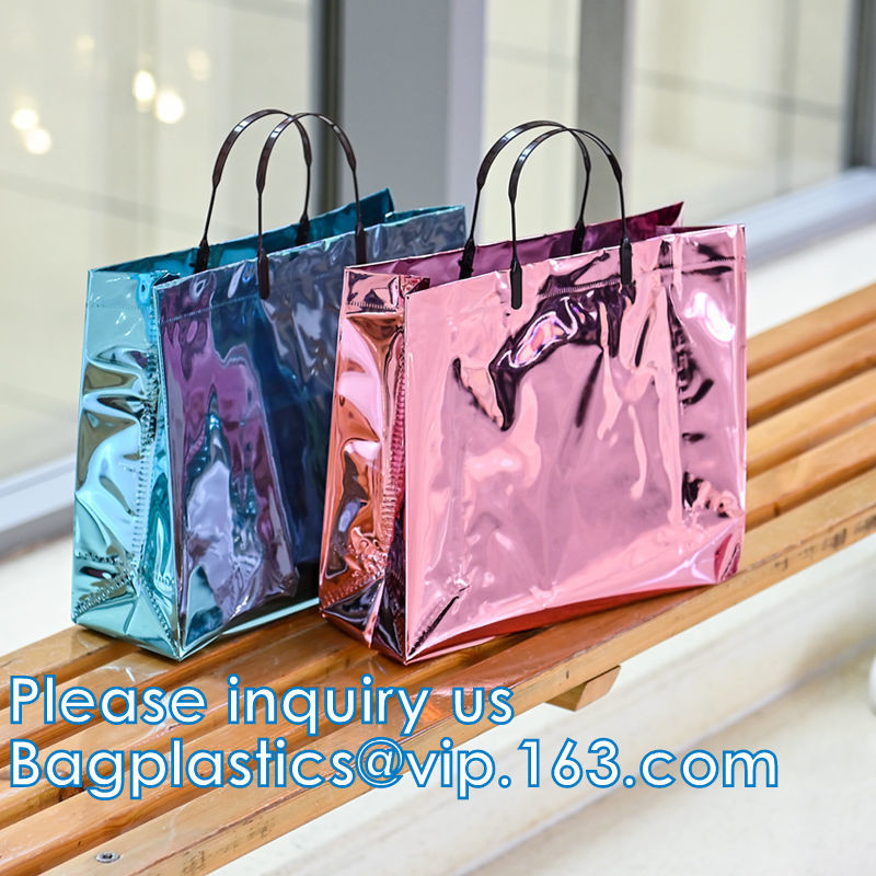 Bolso de Tote Bag New Design Tote de la moda, Logo Holographic Bags de encargo, organizador Zippered del lavado de la bolsa, portátil