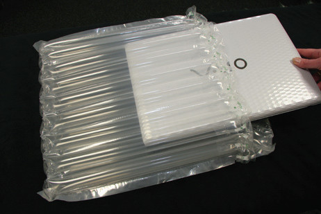 Bolso protector del anuncio publicitario del ordenador portátil inflable, embalaje del transporte, bolso del amortiguador de aire, embalaje del bolso de la columna del aire