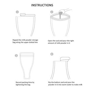 Leche materna, la leche de madres, bolsos impermeables, bolsas impermeables, bolsos de la prueba del olor, bolsas de la prueba del olor 1