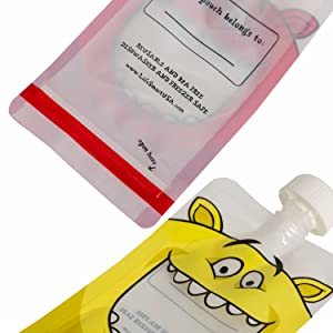 Bolsos portátiles de la comida, bolsa de leche en polvo del bebé, bolsos del almacenamiento, bolsas de la alimentación infantil, envase de leche en polvo de la fórmula 2