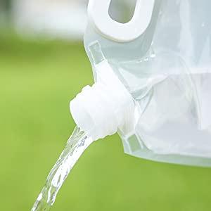 Bolso plegable del envase del agua, jarro del almacenamiento, montañés del montar a caballo del deporte que acampa, congelable 5