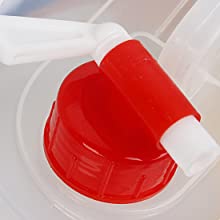 Jarro portátil del almacenamiento del agua, portador de agua, cantina plegable, el caminar que acampa de la BARBACOA del aire libre 3