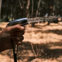 Bolso portátil de la ducha, equipo del lavado del viaje, accesorio que acampa, el caminar que acampa del viaje al aire libre, bomba, rociador 8