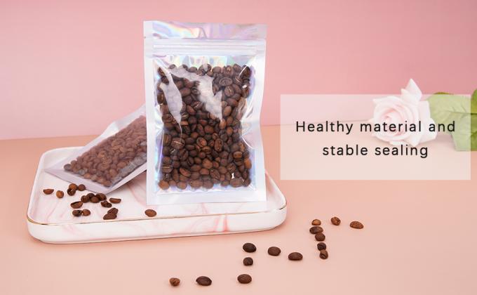 Bolsos de Mylar de la hoja, bolsos de la bolsa de la hoja, bolsos multifuncionales del almacenamiento, reutilizable, reciclable, que se puede volver a sellar 0