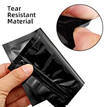 Bolsos de Mylar de la hoja, bolsos de la bolsa de la hoja, bolsos multifuncionales del almacenamiento, reutilizable, reciclable, que se puede volver a sellar 7