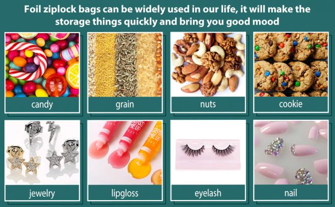 CBD, Gummies, Weedness, olor que se puede volver a sellar del calor hermético impermeabilizan Mylar se colocan encima de bolsos con la ventana clara 6