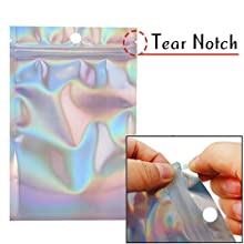 Prueba Baggies, bolsos olográficos, bolso metálico, bolsa del almacenamiento, flor que empaqueta, hojas secadas del olor 0