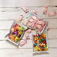 Prueba Baggies, bolsos olográficos, bolso metálico, bolsa del almacenamiento, flor que empaqueta, hojas secadas del olor 4