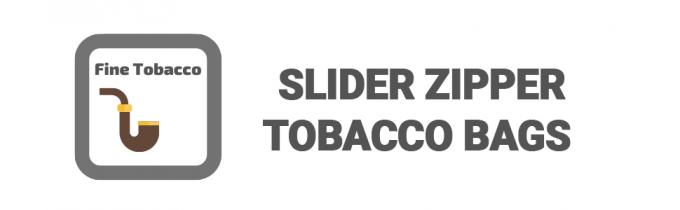 Bolsos del tabaco del resbalador, bolsas del cigarro de la cremallera, tabaco fino, bolsos de polietileno del cierre del top del resbalador 0