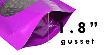 El Zip lockk se coloca encima de bolsos con Matte Window, sello reutilizable, termosoldable, que se puede volver a sellar de la cerradura, mate, color brillante 2