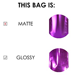 El Zip lockk se coloca encima de bolsos con Matte Window, sello reutilizable, termosoldable, que se puede volver a sellar de la cerradura, mate, color brillante 3