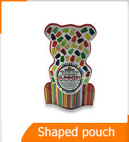 Caramelo Toy Gift Bags, no t&oacute;xico, a prueba de humedad, prenda impermeable, bolsos laterales del escudete, bolsas del canal&oacute;n, bolsos planos 20