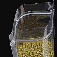 Bolsos del embalaje de las bolsas reutilizables del cierre en la parte superior, del final mate, del logotipo de encargo, de los bolsos inferiores planos, del caf&eacute; y del t&eacute; 5