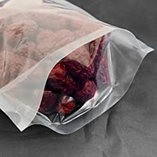 Bolsa del papel de Kraft, bolsos de la prueba del olor, prenda impermeable para el almacenamiento de la comida, Zip lockk resistente del cierre superior de cremallera, termosoldable 8