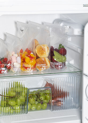 Bolsos Ziplock del congelador del galón de la comida del almacenamiento de la cremallera del Ldpe del resbalador plástico reutilizable grande de encargo de la silla de montar