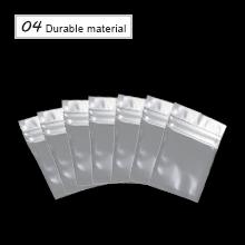 Los bolsos herméticos que se puede volver a sellar, bolsa de la cerradura de la cremallera, los bolsos reconectables del almacenamiento de la comida de la cerradura sueldan el paquete del ultramarinos en caliente de las bolsas 6