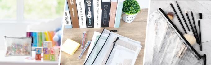 Mini Clear Organizer Pouches, bolso multiusos del maquillaje, pequeño organizador cosmético transparente Bag del PVC 5