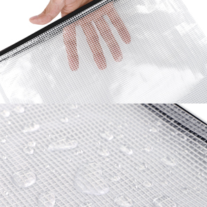 Mini Clear Organizer Pouches, bolso multiusos del maquillaje, pequeño organizador cosmético transparente Bag del PVC 4