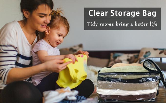 El organizador cosmético del artículo de tocador, prenda impermeable, capacidad grande, Tote Bag de mudanza, cremallera underbed del almacenamiento lleva el bolso 26