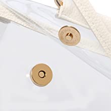 Monedero de lujo del PVC del diseño de moda, organizador Dust Cover, protector del bolso, cierre magnético 2