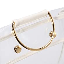 Monedero de lujo del PVC del diseño de moda, organizador Dust Cover, protector del bolso, cierre magnético 3