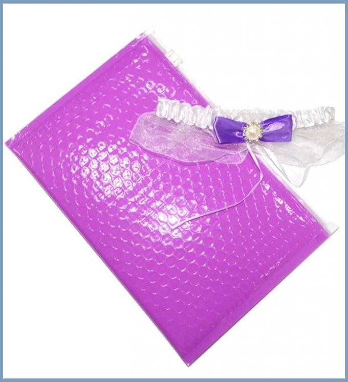 Matte Glossy Holographic Zip lockk Bags metálico reutilizable, cremallera cosmética reconectable del resbalador de la bolsa de la burbuja que embala 2