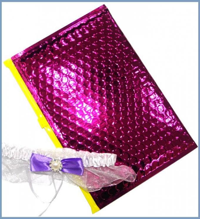 Matte Glossy Holographic Zip lockk Bags metálico reutilizable, cremallera cosmética reconectable del resbalador de la bolsa de la burbuja que embala 3