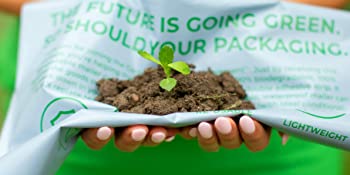 Anuncios publicitarios reciclables impermeables, anuncios publicitarios amistosos de Eco, bolsos de envío para la ropa, empaquetado de envío de los sobres 4