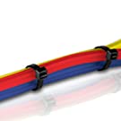 Bridas de plástico del alambre de la cremallera, uno mismo que cierra el abrigo de nylon, sello plástico, sello del cable, sello del metro, candado, sello del perno 16