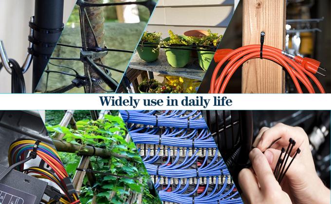 Bridas de plástico del alambre de la cremallera, uno mismo que cierra el abrigo de nylon, sello plástico, sello del cable, sello del metro, candado, sello del perno 29