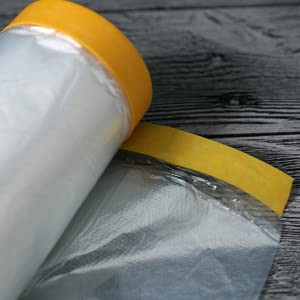 Sistema de la película del rollo que enmascara automotriz, equipo de pintura de la bandeja, cubierta pregrabada, que cubre, cubierta de la protección de los muebles del coche 8