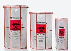 Disposición segura, biohazard que etiqueta, bolso apto para el autoclave, polipropileno, saco transparente disponible, claro de la disposición 3