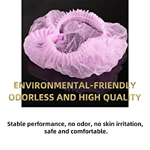 Cubiertas elásticos del casquillo, casquillos principales quirúrgicos disponibles médicos, toca Bouffant no tejida, CASQUILLO neto de la ENFERMERA de pelo 2