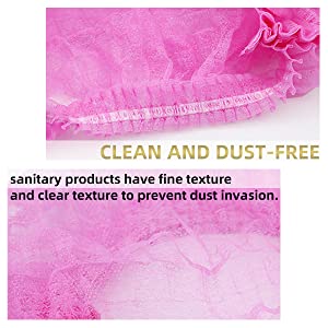 Cubiertas elásticos del casquillo, casquillos principales quirúrgicos disponibles médicos, toca Bouffant no tejida, CASQUILLO neto de la ENFERMERA de pelo 3