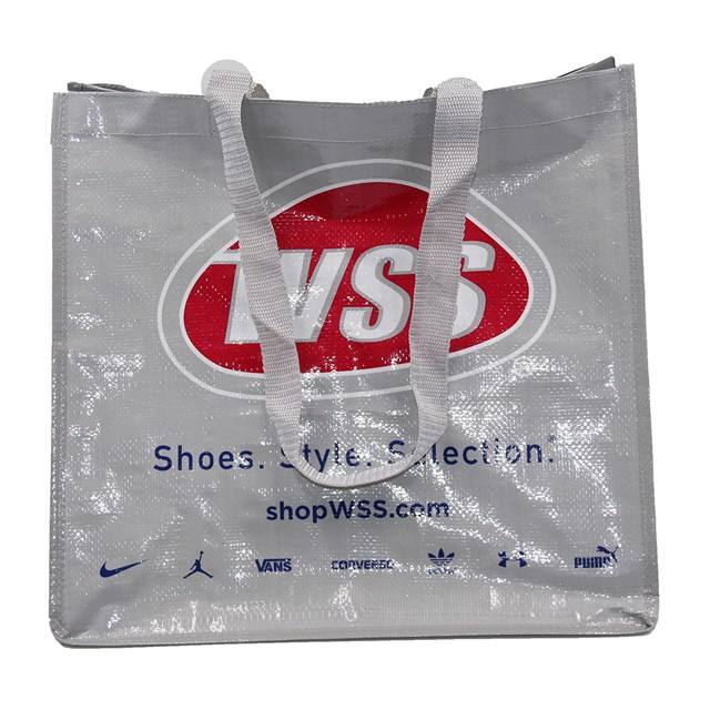 La manija laminada tela amistosa de Eco, Tote Bag tejido Pp, RPET cubri&oacute; bolsos pr&aacute;cticos de las compras reciclables plegables 7