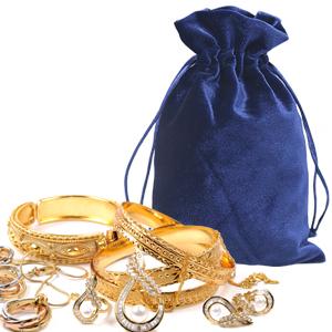 Bolsos del regalo del terciopelo, bolsas del lazo del terciopelo, pulseras, collares, relojes, anillos, empaquetado de la joyería 5