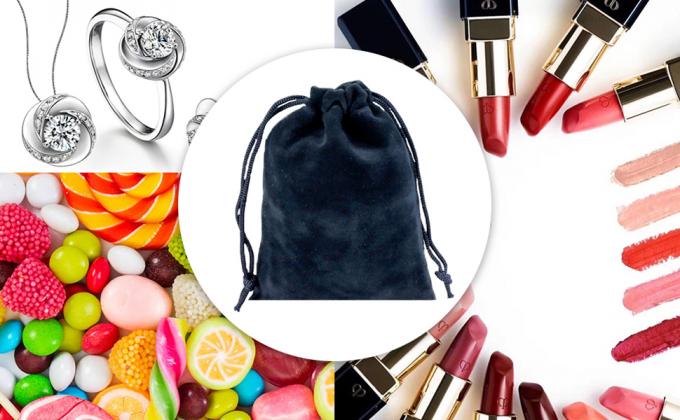 Bolsos del regalo del terciopelo, bolsas del lazo del terciopelo, pulseras, collares, relojes, anillos, empaquetado de la joyería 17