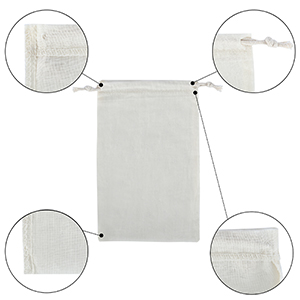 Bolsas de cordón de algodón, bolsas de muselina de algodón, bolsa de algodón, bolsas reutilizables, bolsa de joyería, bolsas de sachet de regalo 0