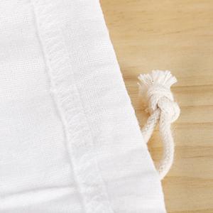 Bolsas de cordón de algodón, bolsas de muselina de algodón, bolsa de algodón, bolsas reutilizables, bolsa de joyería, bolsas de sachet de regalo 4