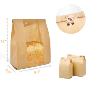 Bolsa de papel, regalo que empaqueta a Carrie Shopping Paper Bag, la Navidad de la boda del cumpleaños, celebraciones festivas 5