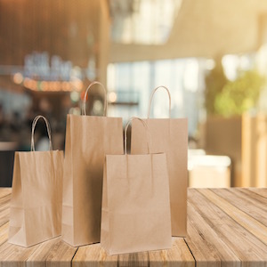 Bolsa de papel, regalo que empaqueta a Carrie Shopping Paper Bag, la Navidad de la boda del cumpleaños, celebraciones festivas 9