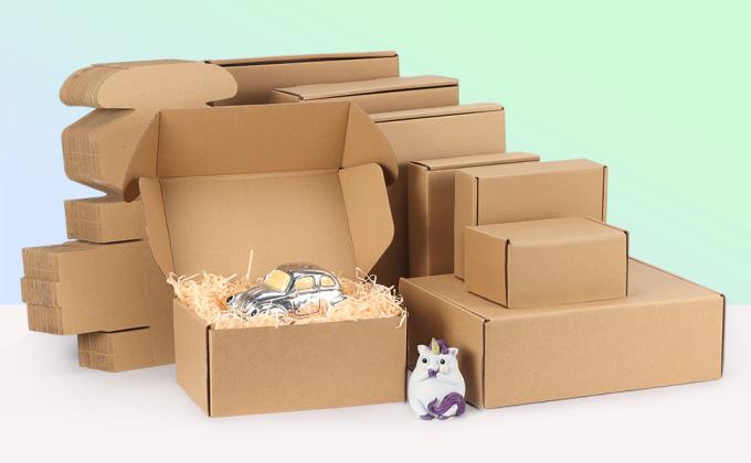 Caja corrugada para empaque de frutas, Laminación brillante, Impresión offset, Caja plegable, Cono de flores, Empaque de flujo 4